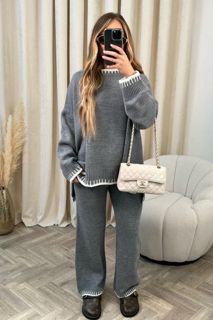 Knitted Two-piece Set