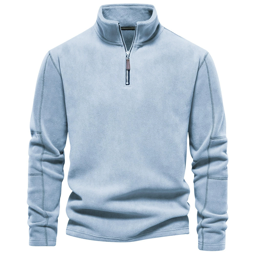Half-Zip Sweatshirt – Fleece Long Sleeve