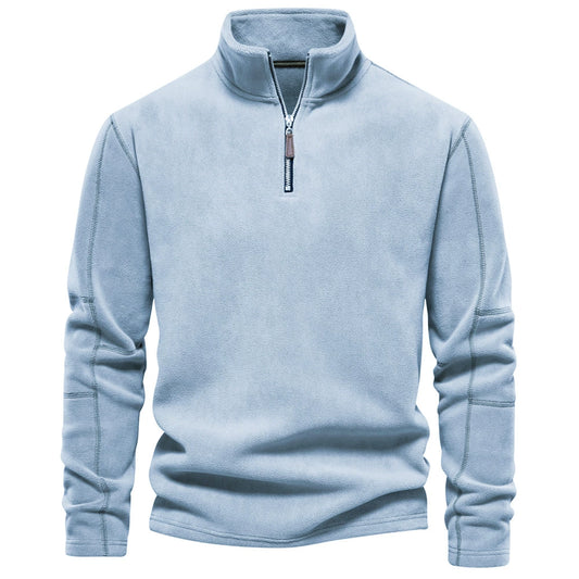 Half-Zip Sweatshirt – Fleece Long Sleeve