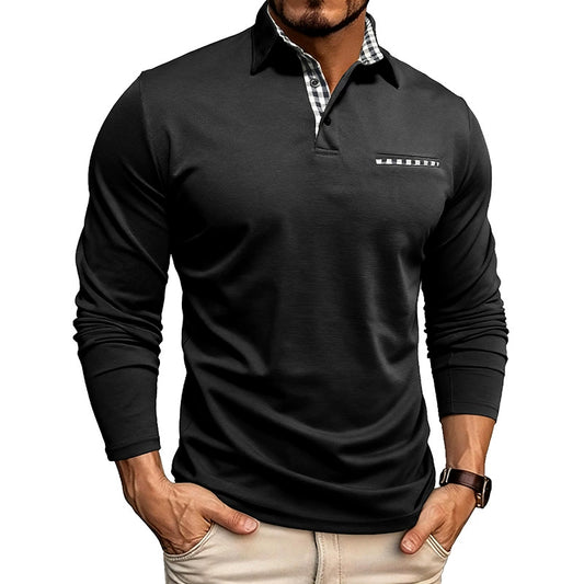 AERON BREATHABLE LONG-SLEEVE POLO SHIRT