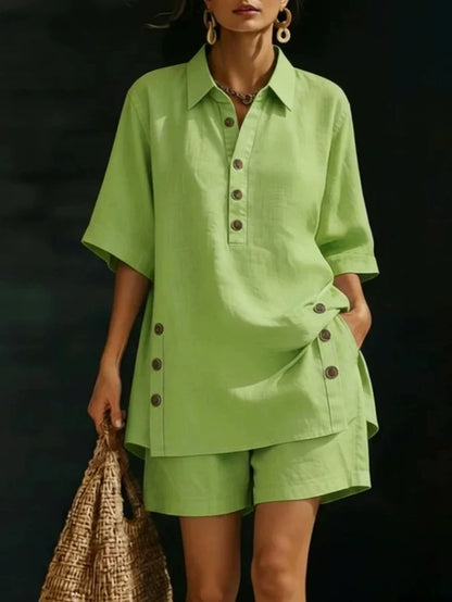 EVELYN LINEN LOUNGE SET