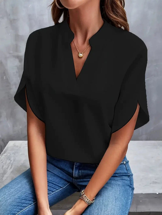Maya - Flowy Elegant Collar Shirt