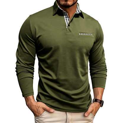 AERON BREATHABLE LONG-SLEEVE POLO SHIRT