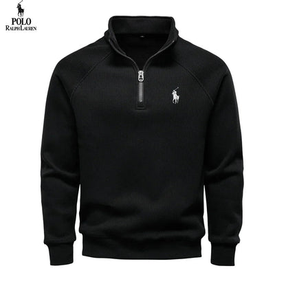 Premium Thermal Cotton Zip Sweater