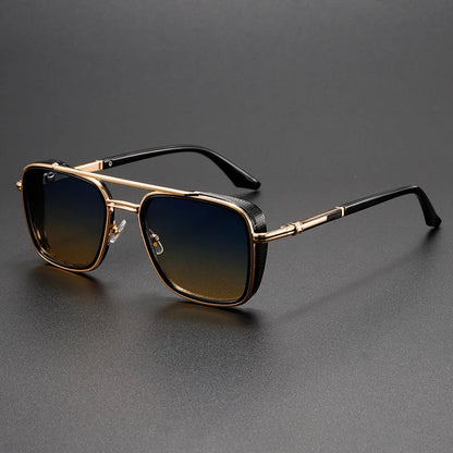 Aviantis Geometric Metal Sunglasses