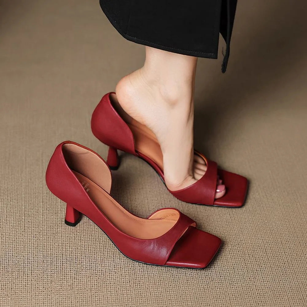 VARELIA LEATHER HEELS