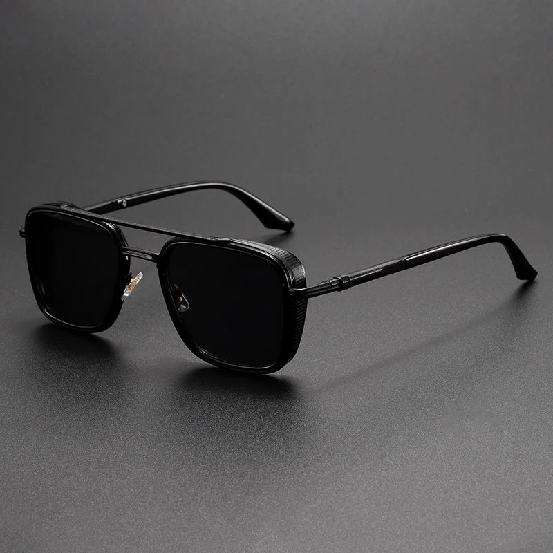 Aviantis Geometric Metal Sunglasses