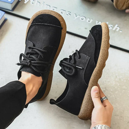 Aurex Leather Trainers