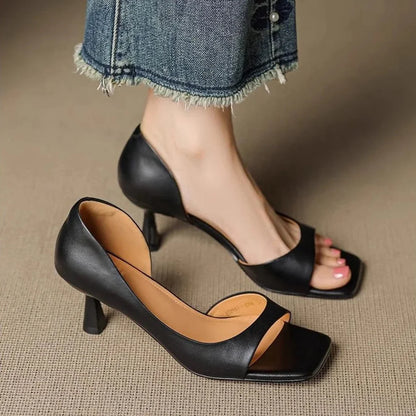 VARELIA LEATHER HEELS