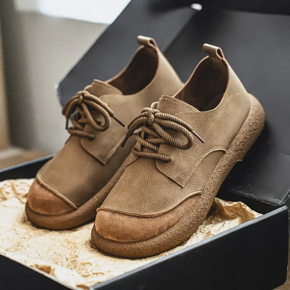 Aurex Leather Trainers