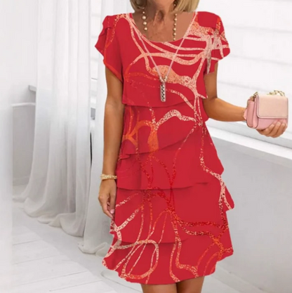 Elara Ruffle Dress