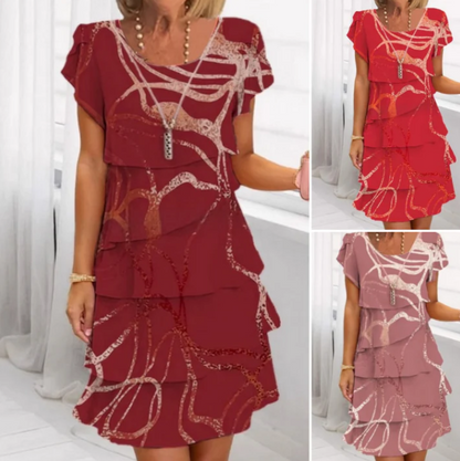 Elara Ruffle Dress