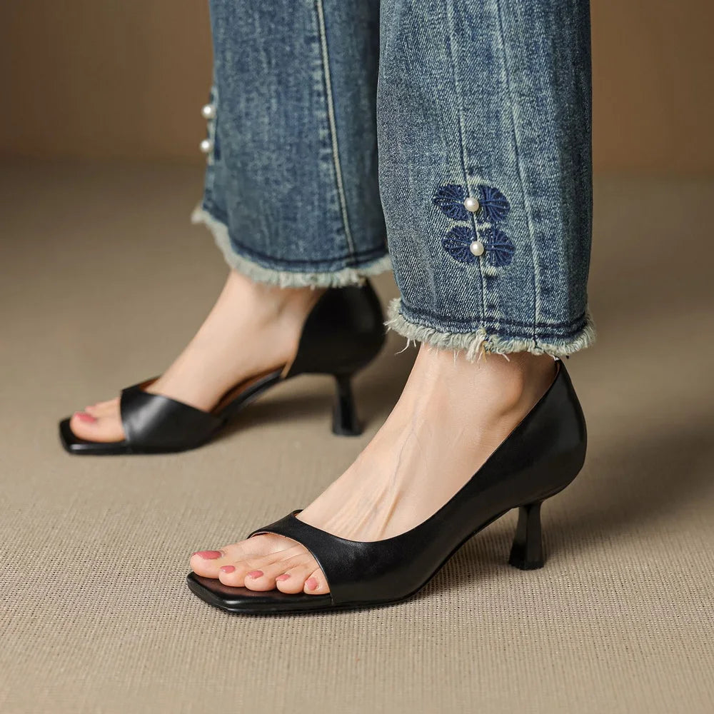 VARELIA LEATHER HEELS