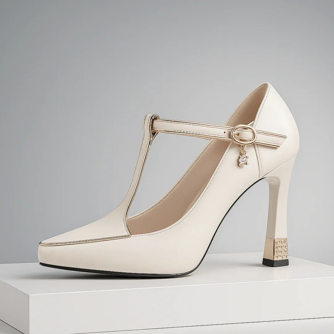 Vespera Luxe T-Strap Heels