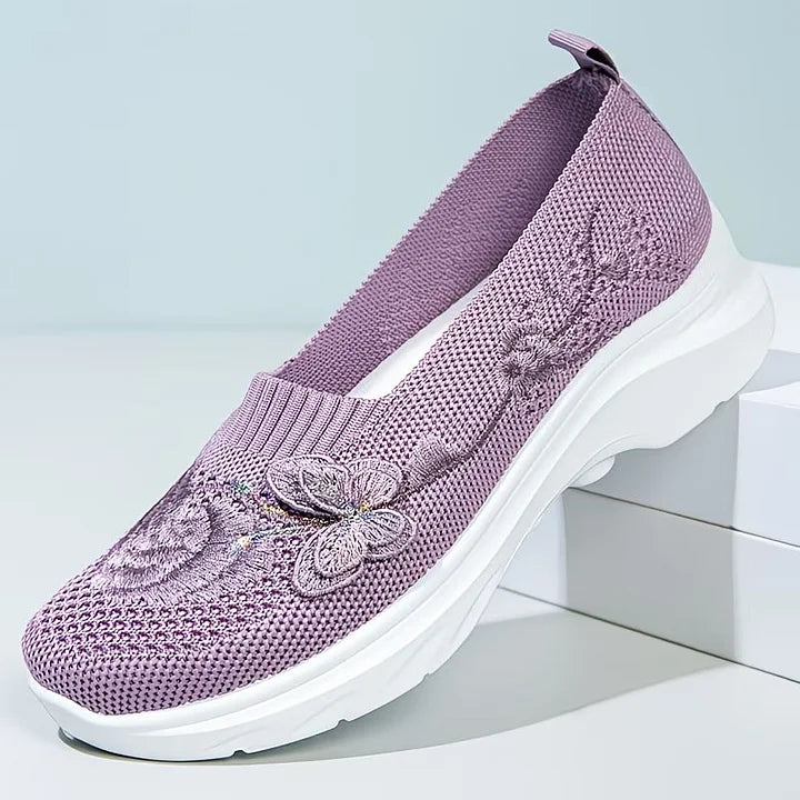 VELMORA BUTTERFLY EMBROIDERED LOAFERS