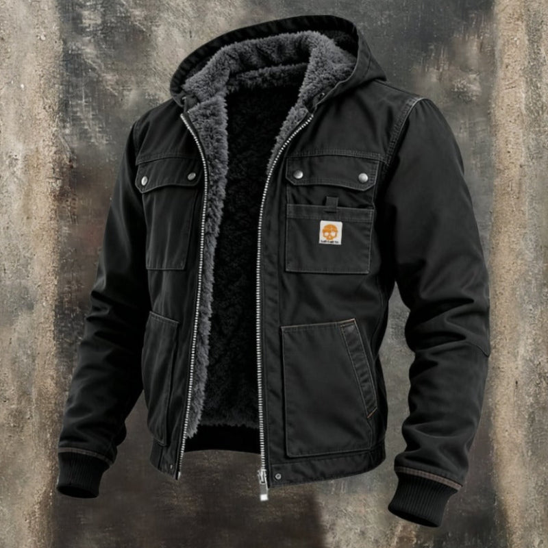 Harlan Fleece Utility Jacket