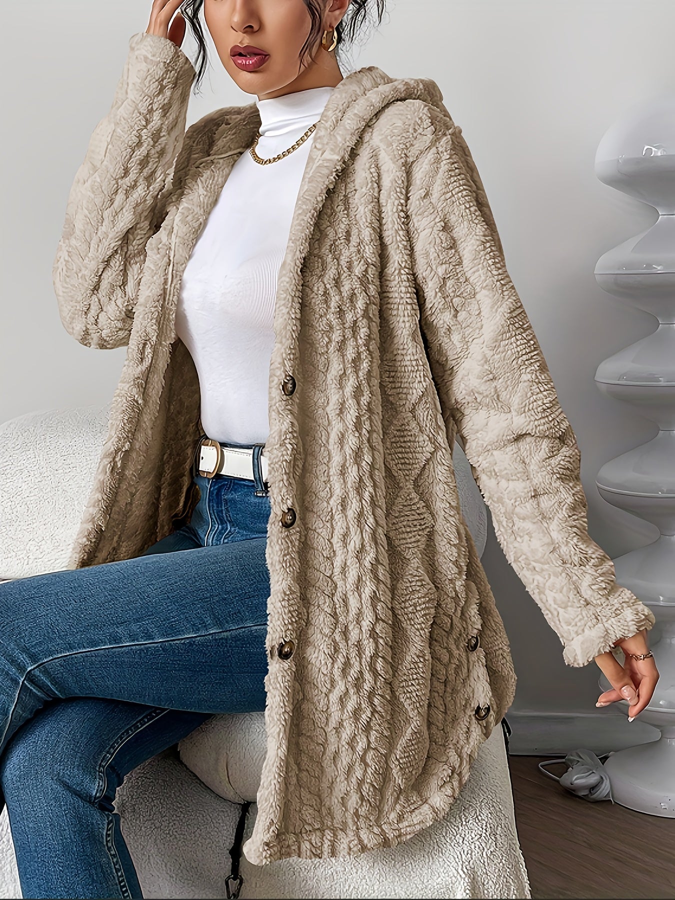 Sorella Cozy Fleece Cardigan
