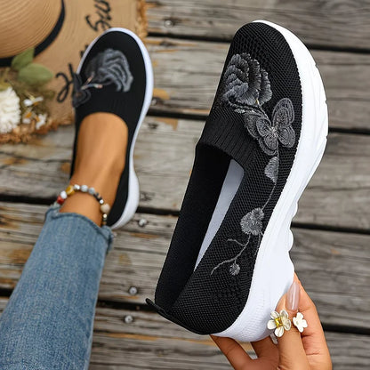 VELMORA BUTTERFLY EMBROIDERED LOAFERS
