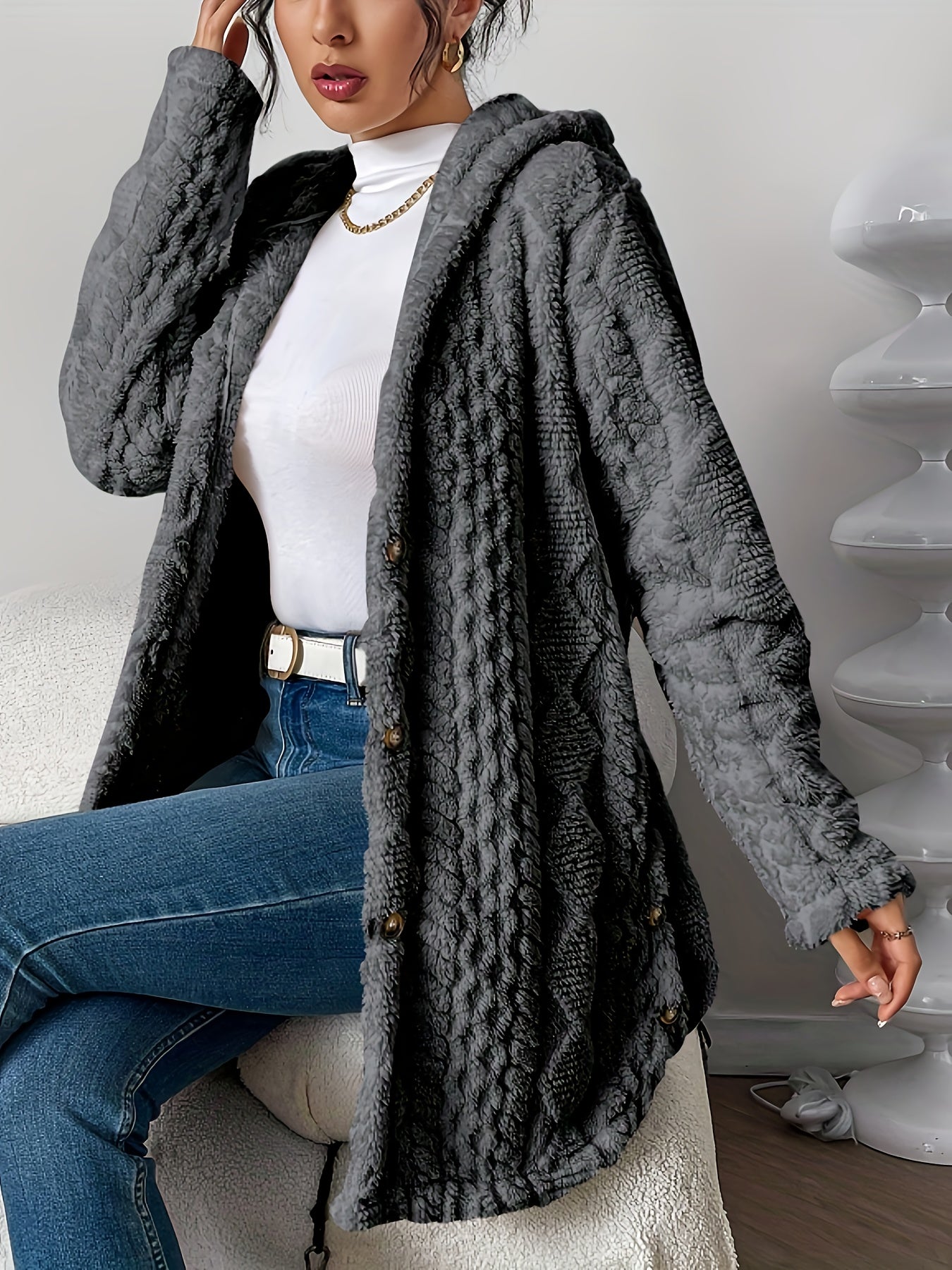 Sorella Cozy Fleece Cardigan