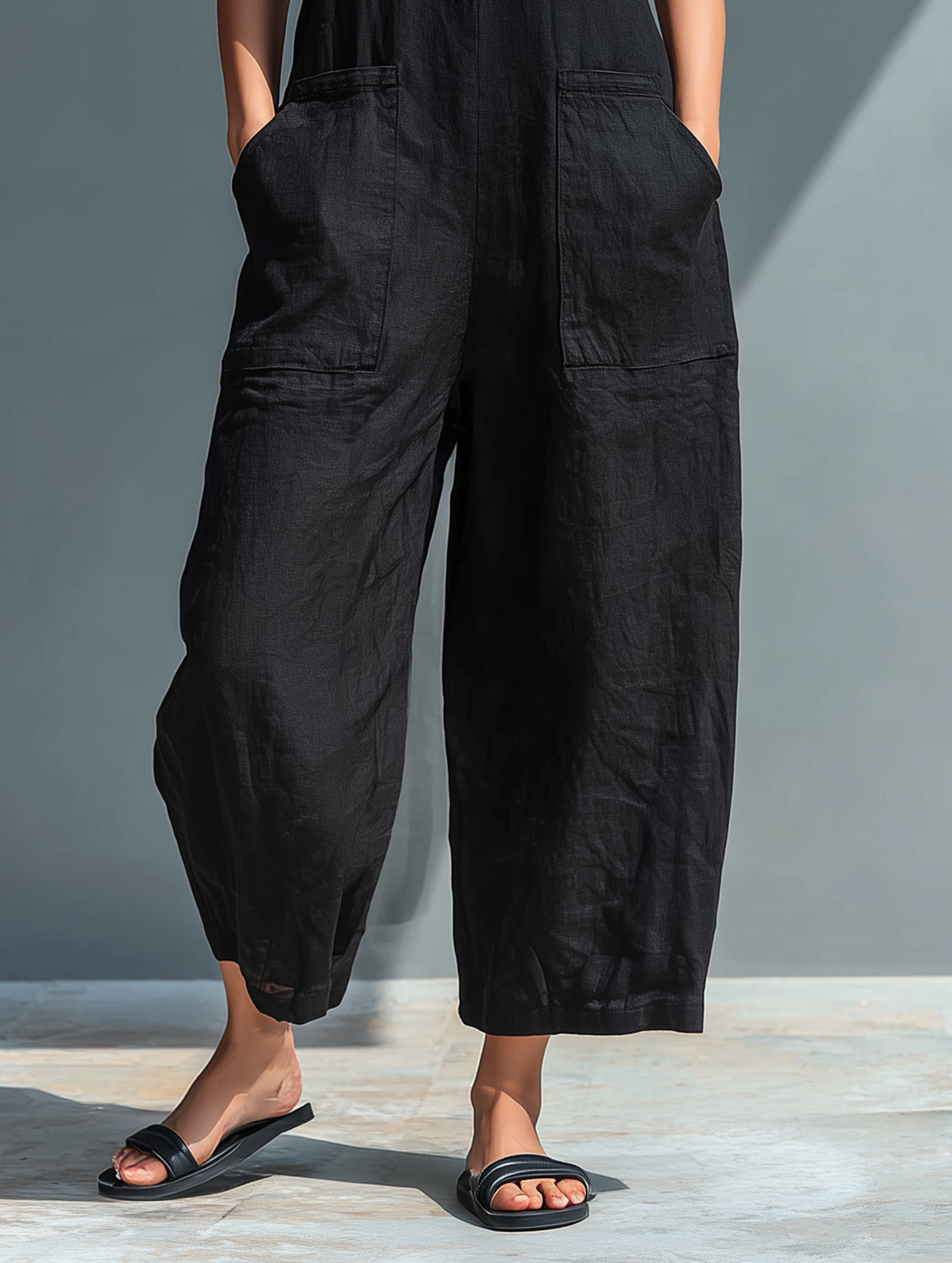 VALENZA LINEN JUMPSUIT