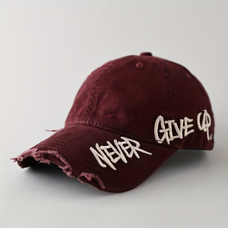 Never Give Up Vintage Cap