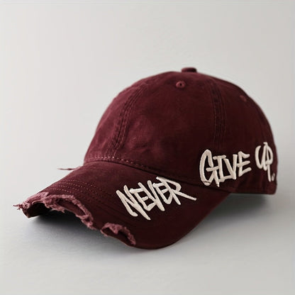 Never Give Up Vintage Cap