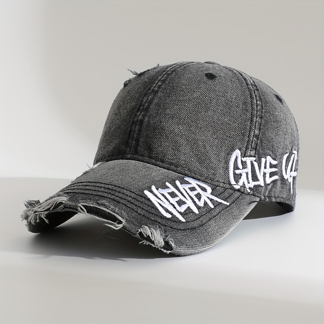 Never Give Up Vintage Cap