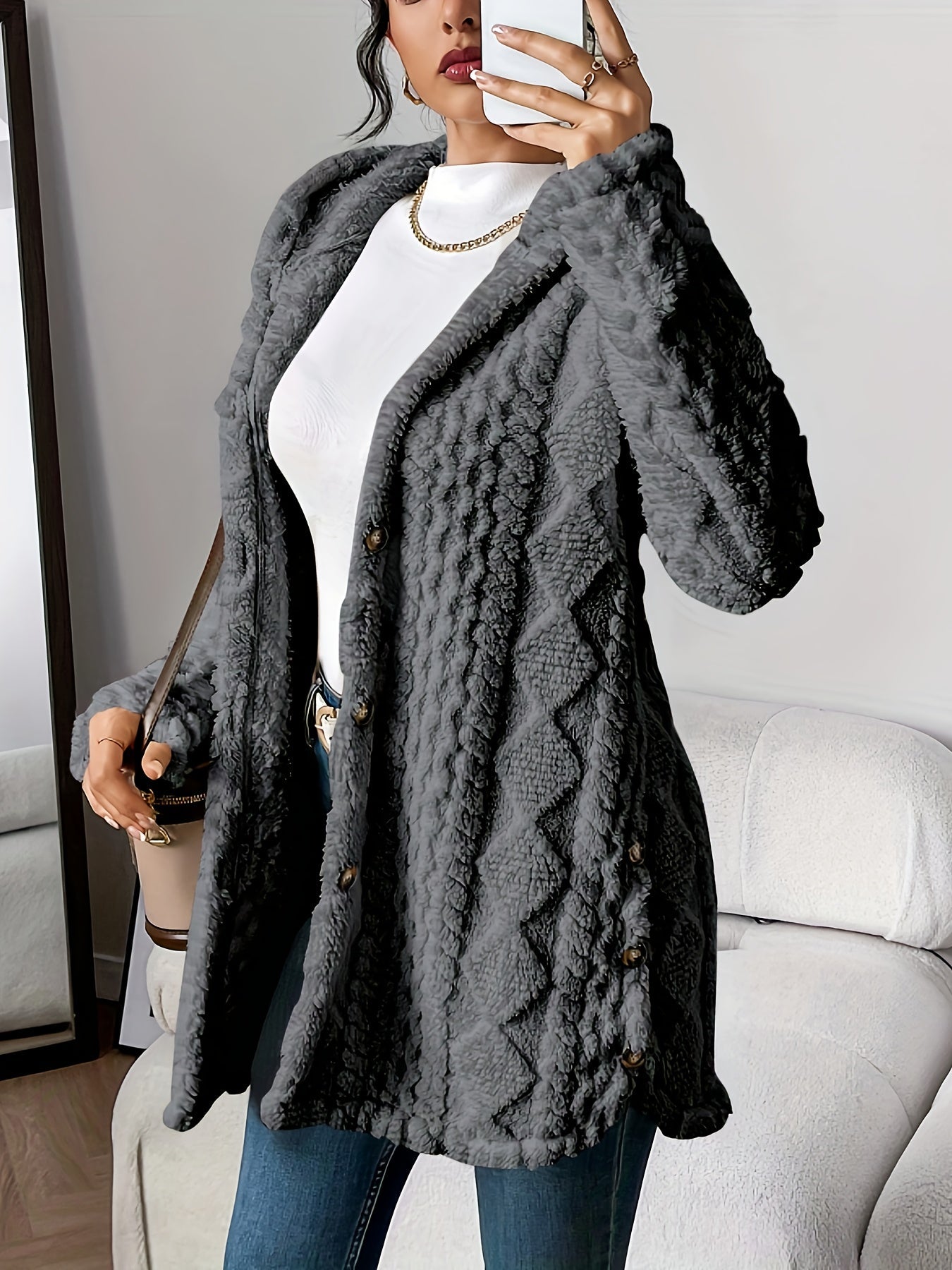 Sorella Cozy Fleece Cardigan