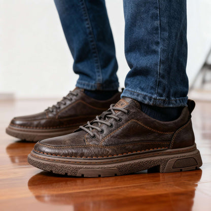 RAVENO LEATHER SNEAKERS