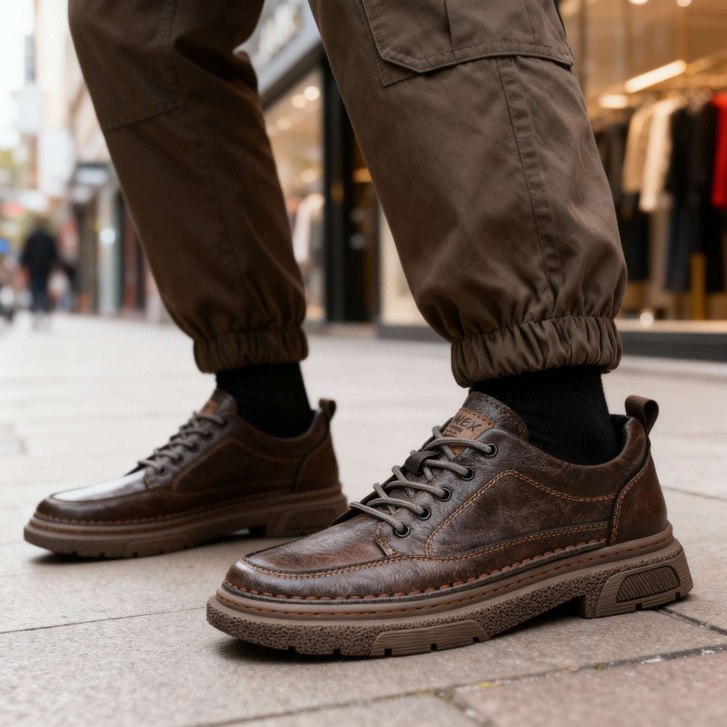 RAVENO LEATHER SNEAKERS