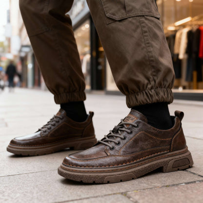 RAVENO LEATHER SNEAKERS