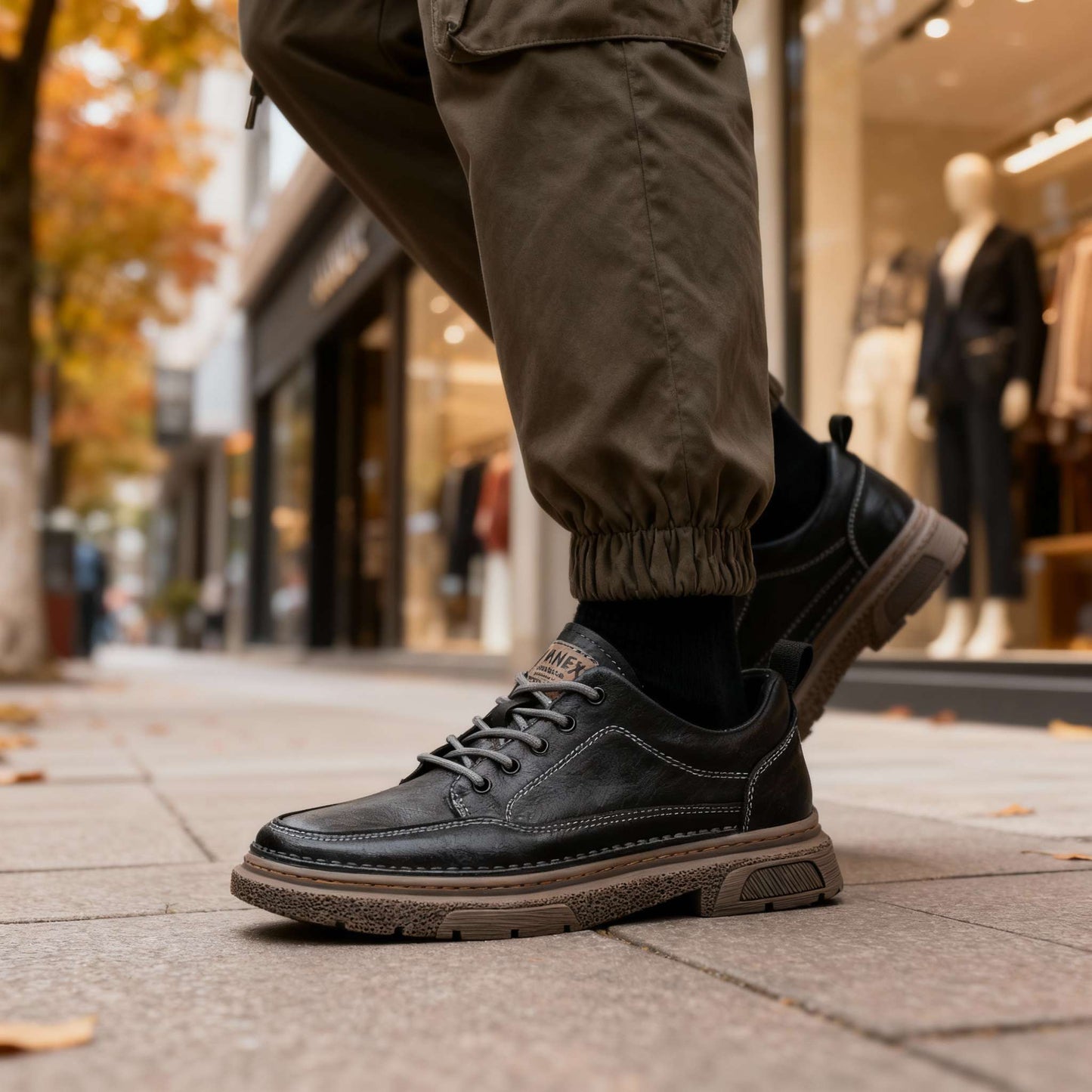 RAVENO LEATHER SNEAKERS
