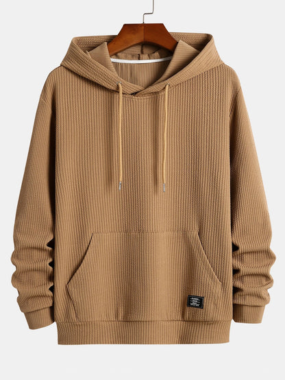 Basic Ribbed Hoodie