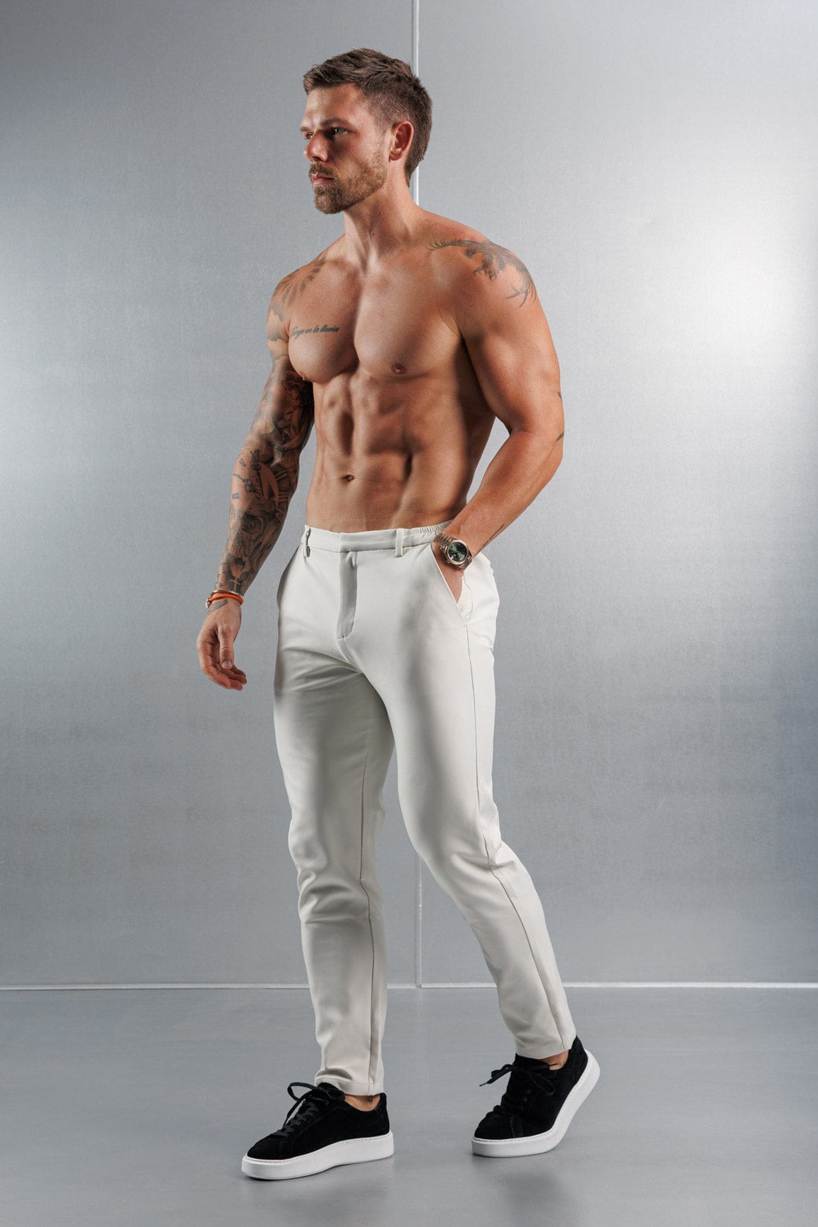 HYBRID TROUSER - STONE