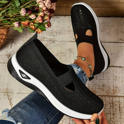 LYVENA BREATHABLE KNIT COMFORT SNEAKERS