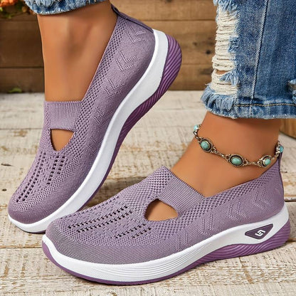 LYVENA BREATHABLE KNIT COMFORT SNEAKERS