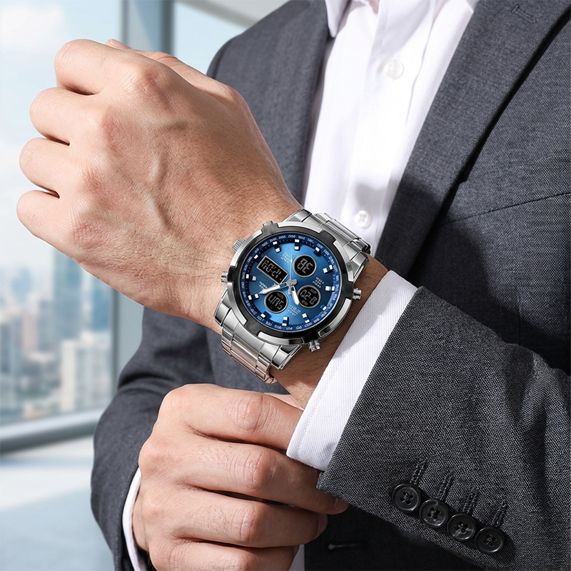 TACTIX MILITARY DUAL DISPLAY WATCH